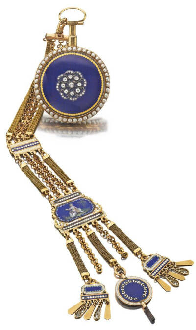 Chatelaine watch 收藏于英国V&A、纽约大都会、波斯顿博物馆的欧洲顶级腰链怀表，博物馆好比筛子，保留下时间长河中的文明璀璨，腰链怀表曾作欧洲贵族的家族地位象征，能工巧匠极尽所能，为贵族们定制的华丽标签，在…