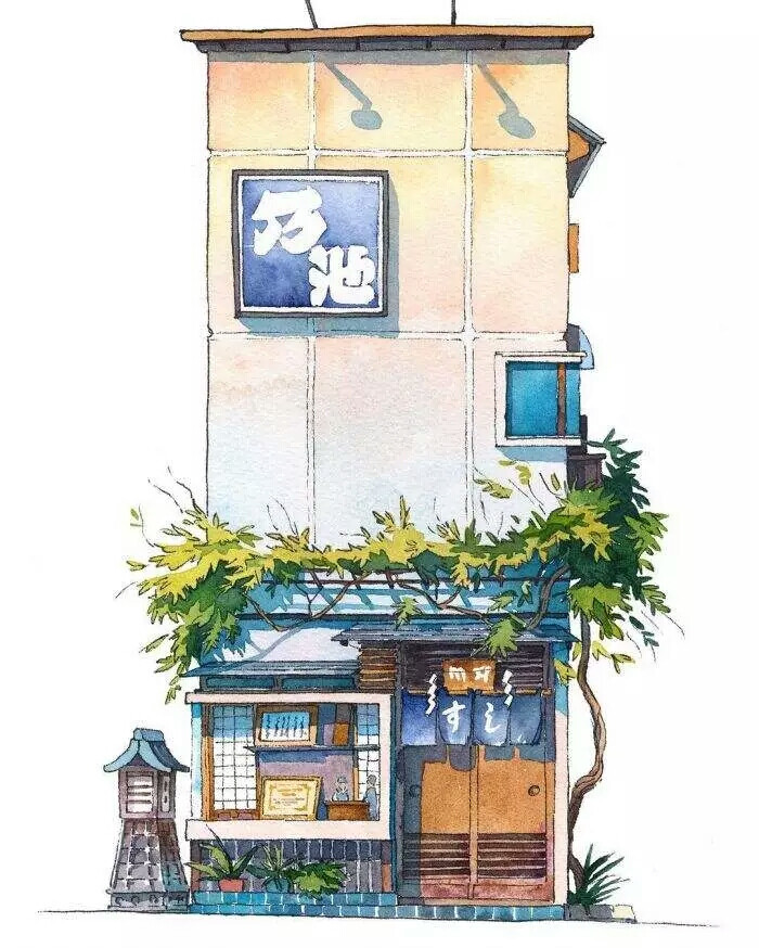 水彩小屋 | 波兰插画师Mateusz Urbanowicz ​​​​