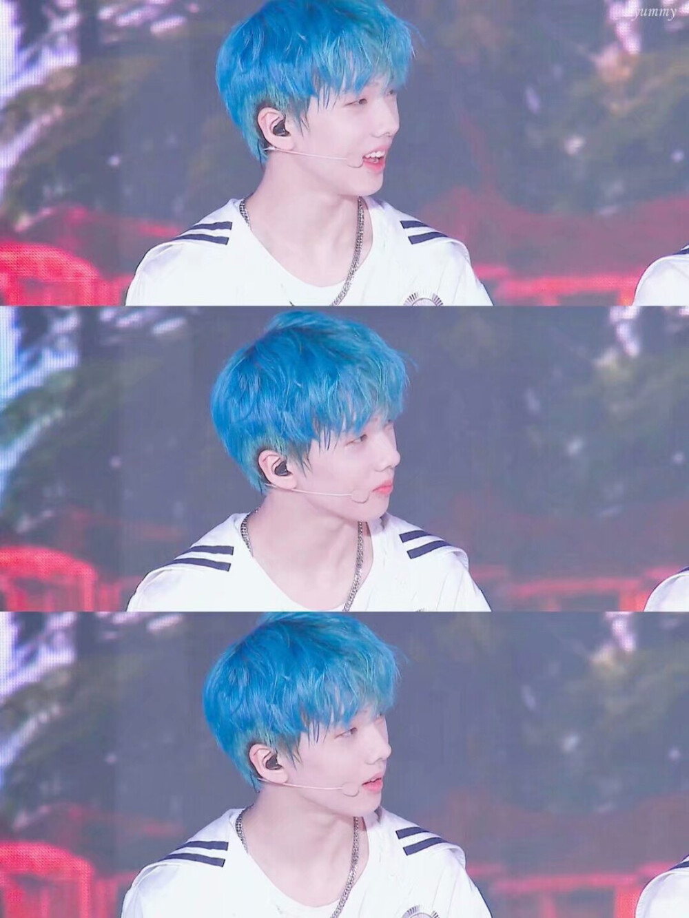 蓝发的星总让我有种陷入恋爱的感觉
©NCT小幸运