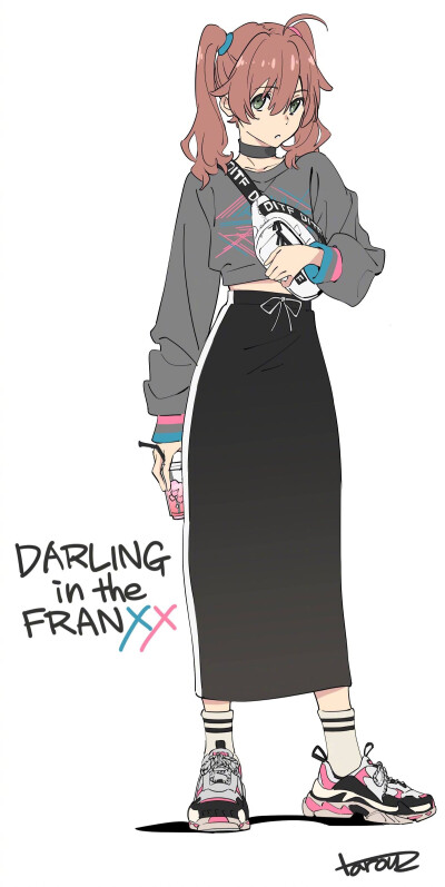 DARLING in the FRANXX 作画监督岩崎将大的推特投稿更新“196” ​