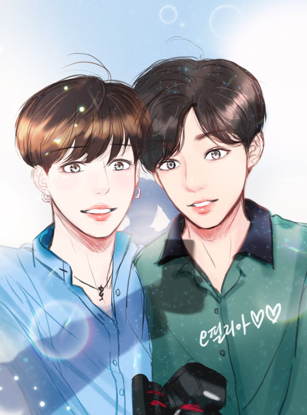 防弹少年团手绘q版