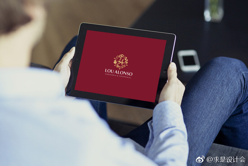 婚礼策划Lou Alonso视觉形象设计。#求是爱设计# ​