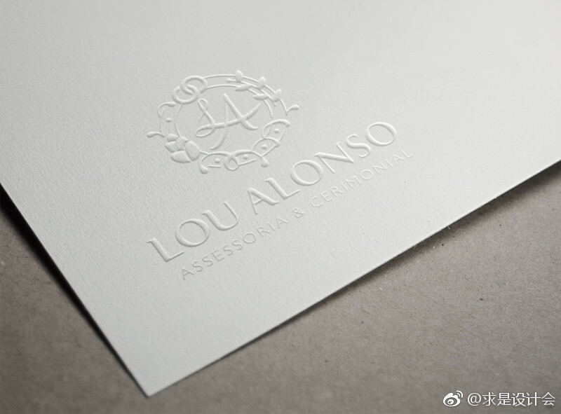 婚礼策划Lou Alonso视觉形象设计。#求是爱设计# ​