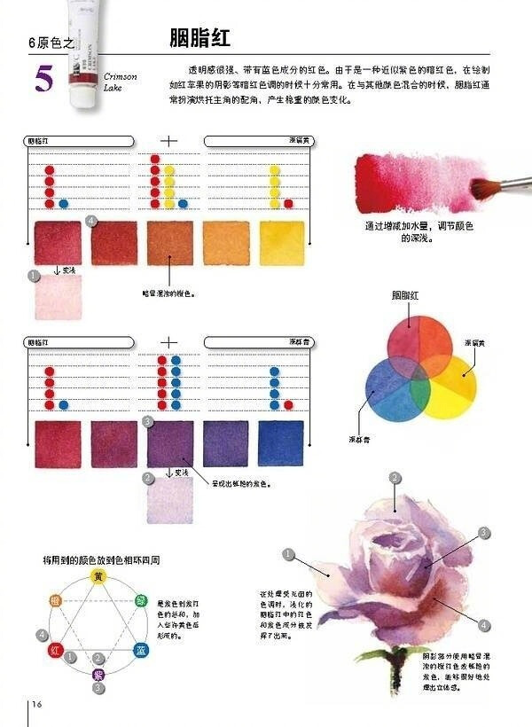 设计秀 日本绘画大师铃木辉实的水彩画配色心得\n ​​​​