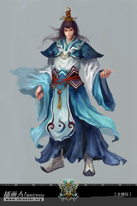 游戏原画-古风大师兄