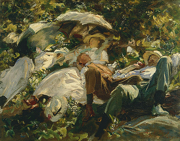 《阳伞》萨金特（JohnSingerSargent）