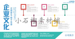 PSD公司企业文化形象墙宣传栏海报模板PS文化展板AI素材psd166