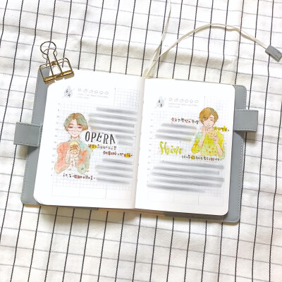 2018 手帐 胶带 A6 排版 By筱浠 @宇宙最废小仙女xxi