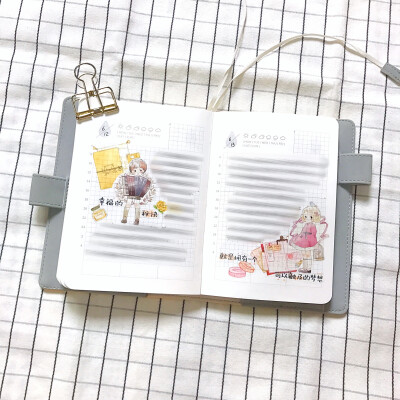 2018 手帐 胶带 A6 排版 By筱浠 @宇宙最废小仙女xxi