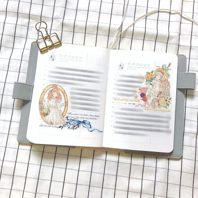 2018 手帐 胶带 A6 排版 By筱浠 @宇宙最废小仙女xxi