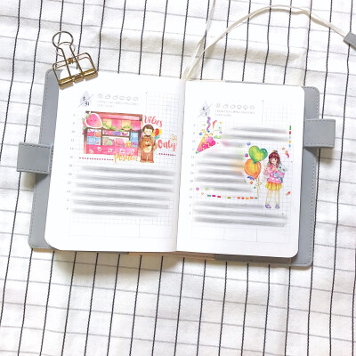 2018 手帐 胶带 A6 排版 By筱浠 @宇宙最废小仙女xxi