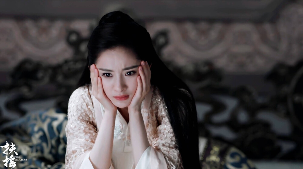 古装古风女璇玑佛莲公主扶摇素色睡袍殊色清丽杨幂图byslannie