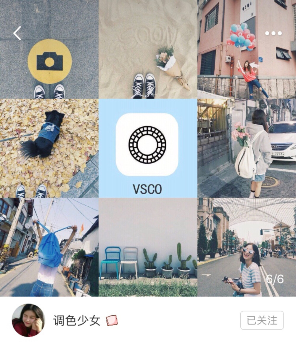 VSCO：滤镜G3 对比度-2 曝光+1 色温-1 阴影+4 （图源自：小红书）