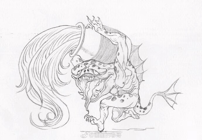 线稿——妖魔鬼怪萌萌哒