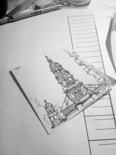 自己的第一张建筑