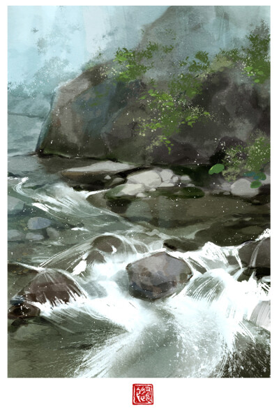 ·一些场景练习·
绘师：养猫画画的随随