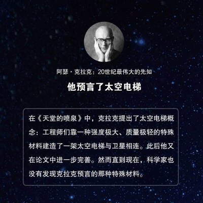 阿瑟•克拉克9大预言：他是20世纪最伟大的先知，预言了卫星、人体冷冻、甚至登月计划！他是世界科幻三巨头之一，引领《三体》作者刘慈欣走上科幻道路。他的《与罗摩相会》横扫雨果奖、星云奖6项科幻大奖，是科幻历史…