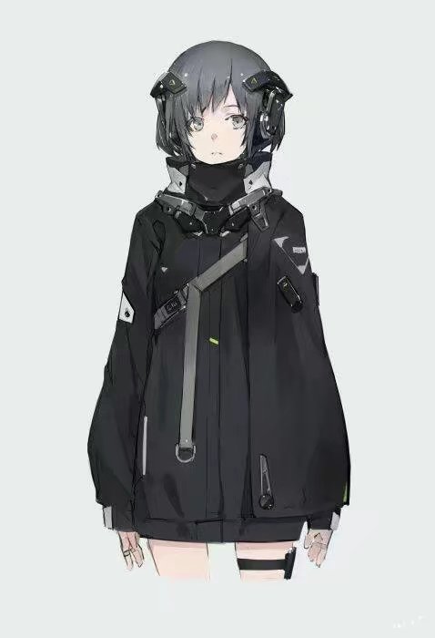 画师neco 重兵装型女子高生