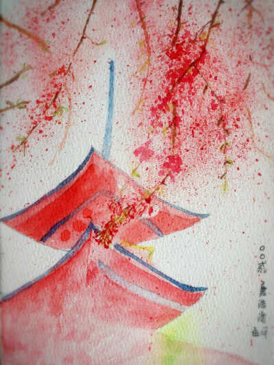日常水彩小画