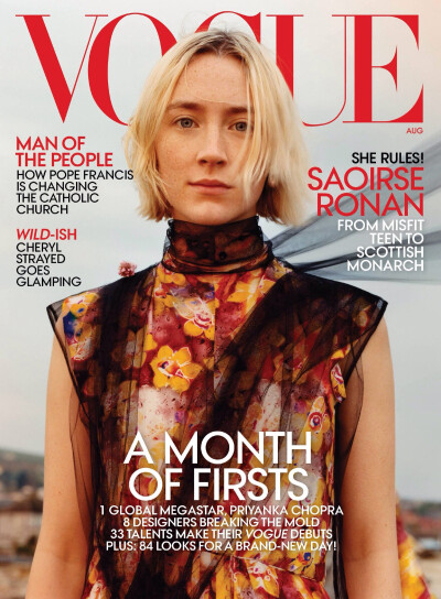 西尔莎·罗南
Saoirse Ronan for Vogue August.2018 ​​​