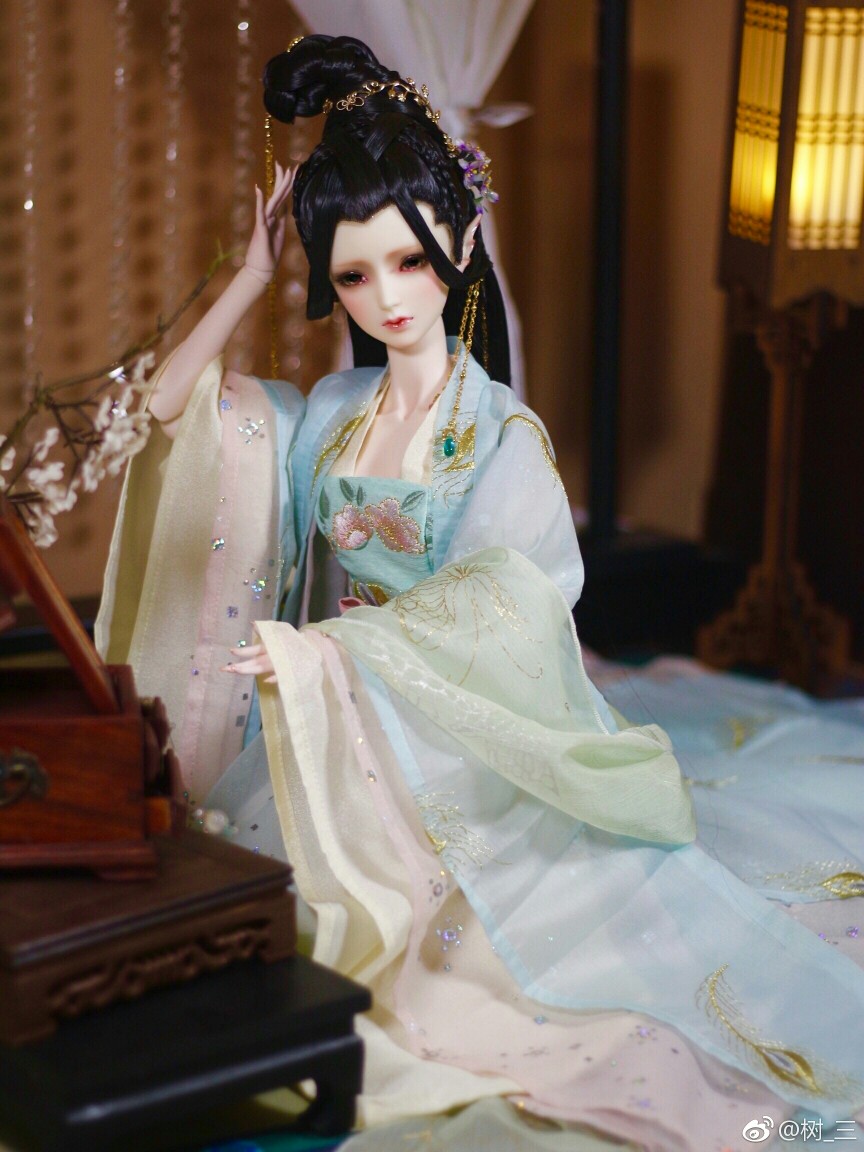 古风美人sd娃娃bjd玩具人偶壁纸萌物