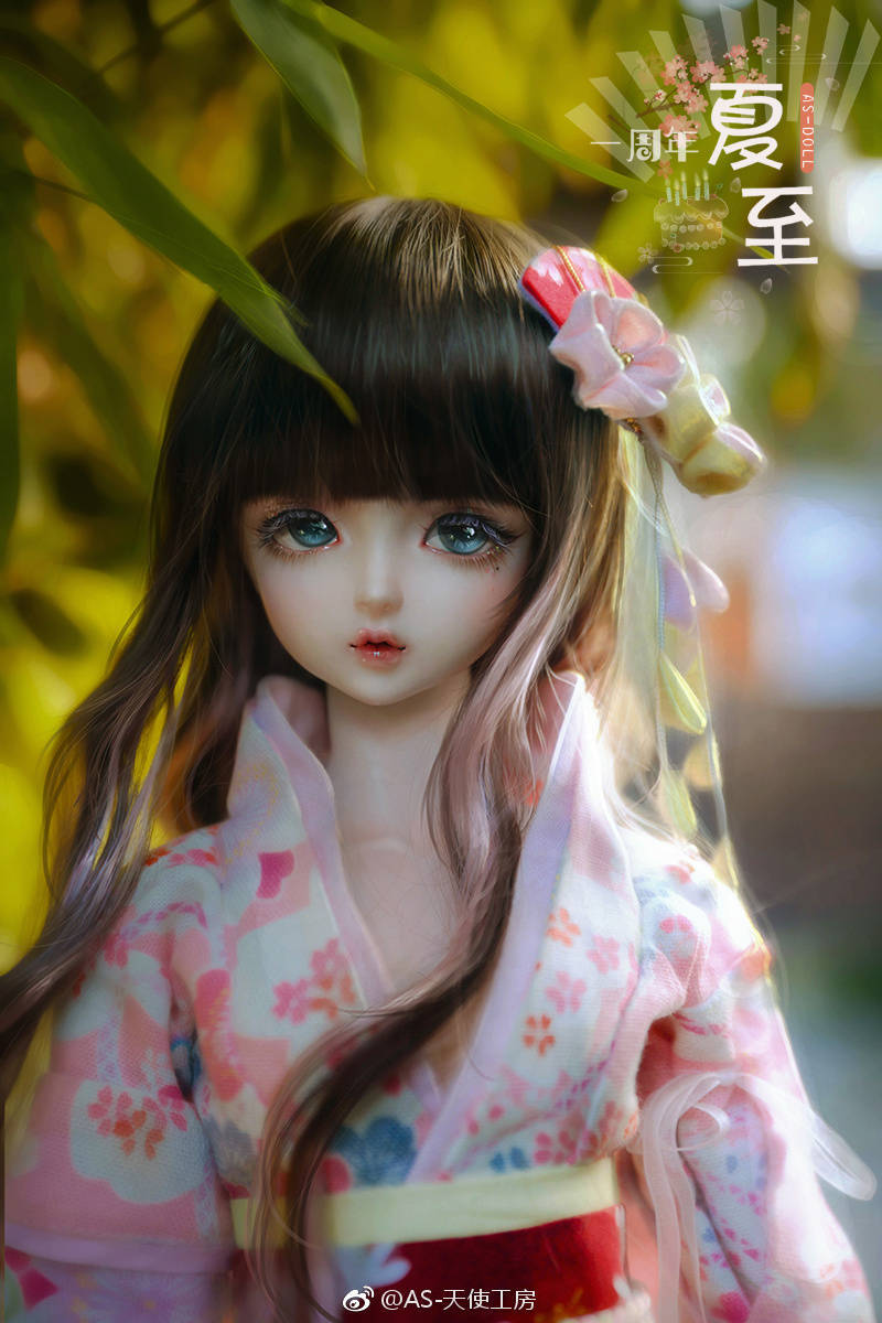 「夏至」和风美人 SD娃娃 BJD 玩具 人偶 壁纸 萌物