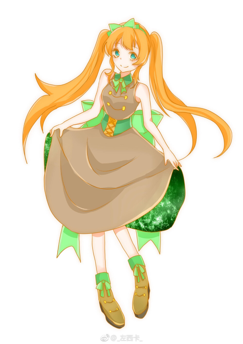 【妹子团】大橙子&五歌&粉鱼 漂niang的小裙子～