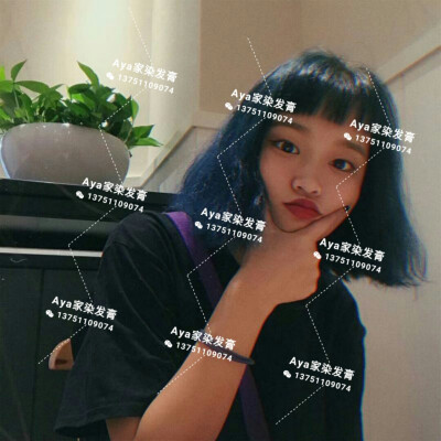 蓝黑。牛仔蓝返图