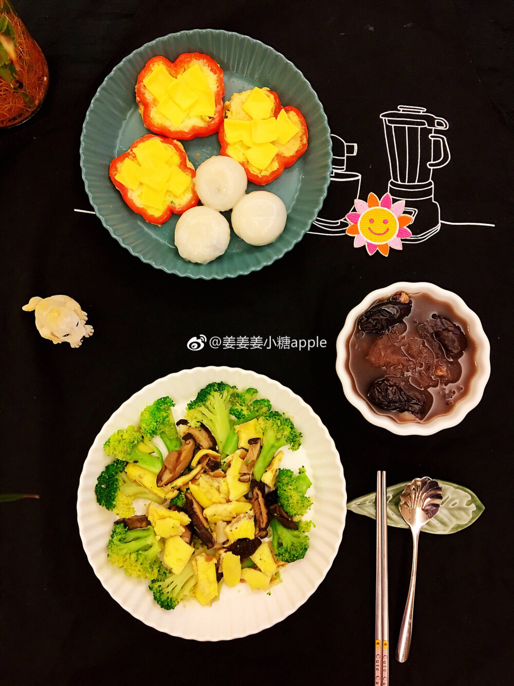 #美食每刻#周日，早上好！今日早餐：西兰花，汤圆+煎鸡蛋，八宝粥
#放有人说你变了的时候，不过是因为你按他们习惯的方式生活罢了。#