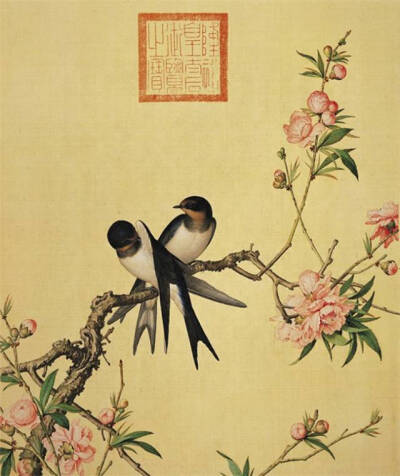 《仙萼长春图册》 ​​​​郎世宁