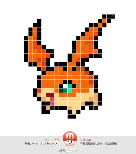 数码宝贝神奇宝贝拼豆豆