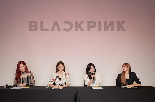 180615 BLACKPINK回归记者见面会新闻图 blackpink