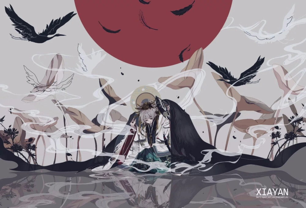 冲淡
素处以默，妙机其微。
饮之太和，独鹤与飞。
犹之惠风，荏苒在衣。 V家