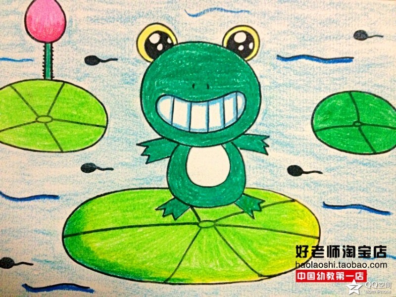 简笔画 儿童画 蜡笔画 