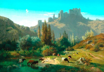 Landscape With Cattle , Rosa bonheur [法]