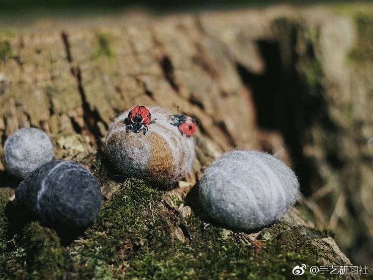 仿石头毛毡