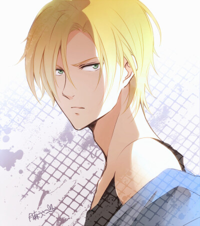 BANANA FISH 战栗杀机 亚修·林克斯 绘师：月森うさこ（p id=747882）本作品id=69716222（好爱亚修啊，正在追番）