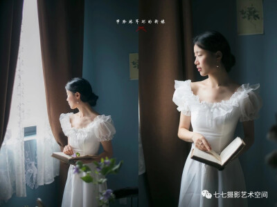 带珍珠耳环的新娘
