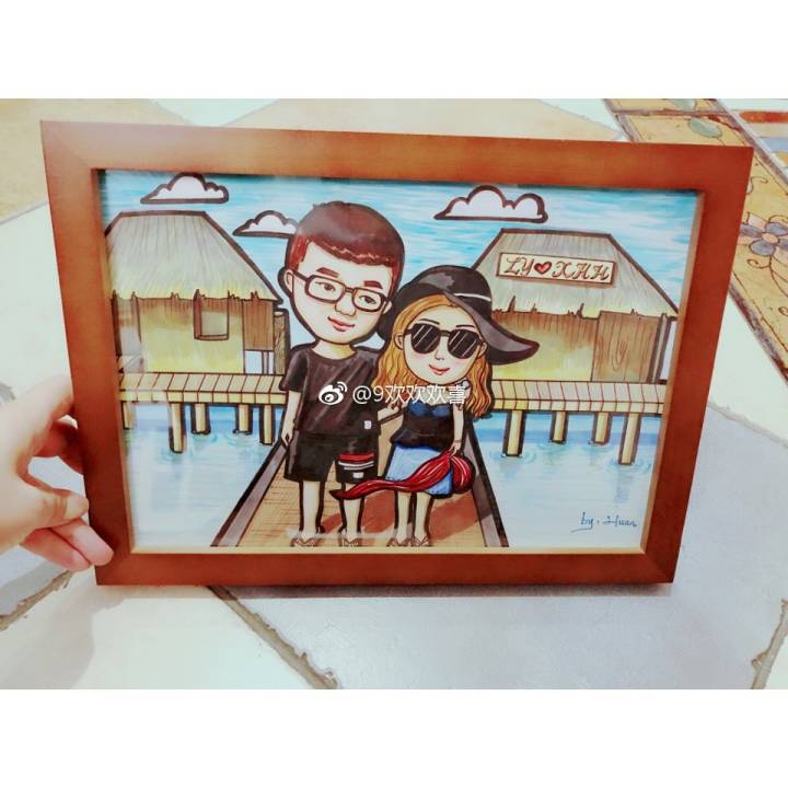 儿童情景画