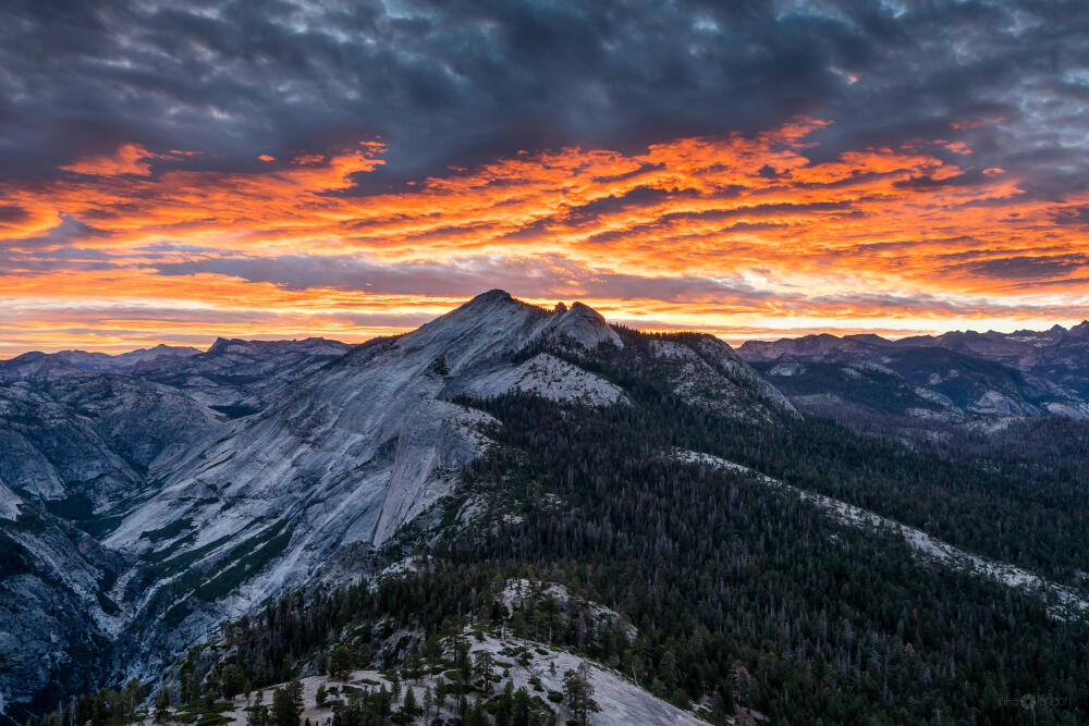 General 3000x2001 Yosemite National Park California mountains trees landscape clouds sunrise valley