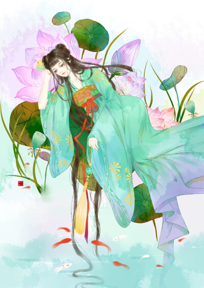 （古风美人） 绘师：鲁c路ci