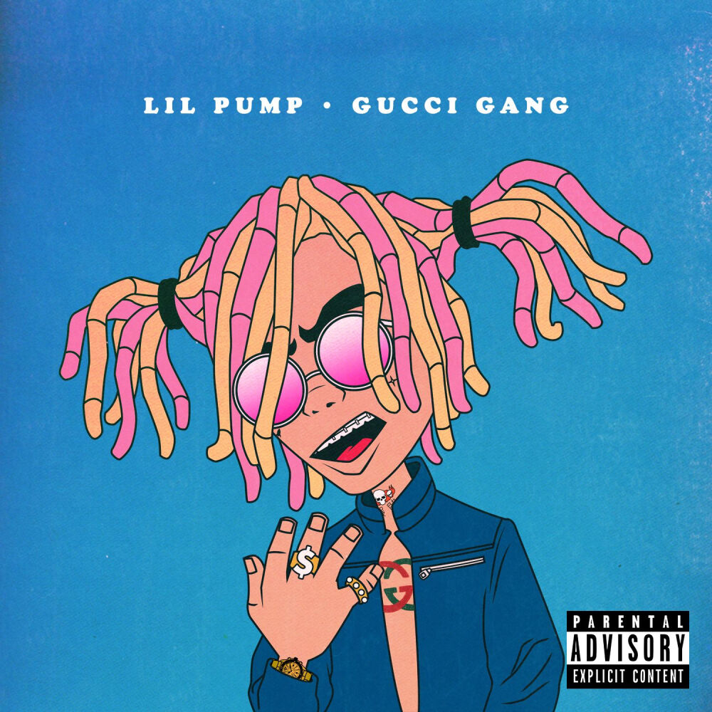 歌曲：Gucci Gang
歌手：Lil Pump
所属专辑：Gucci Gang
专辑发行时间：2017.8.28