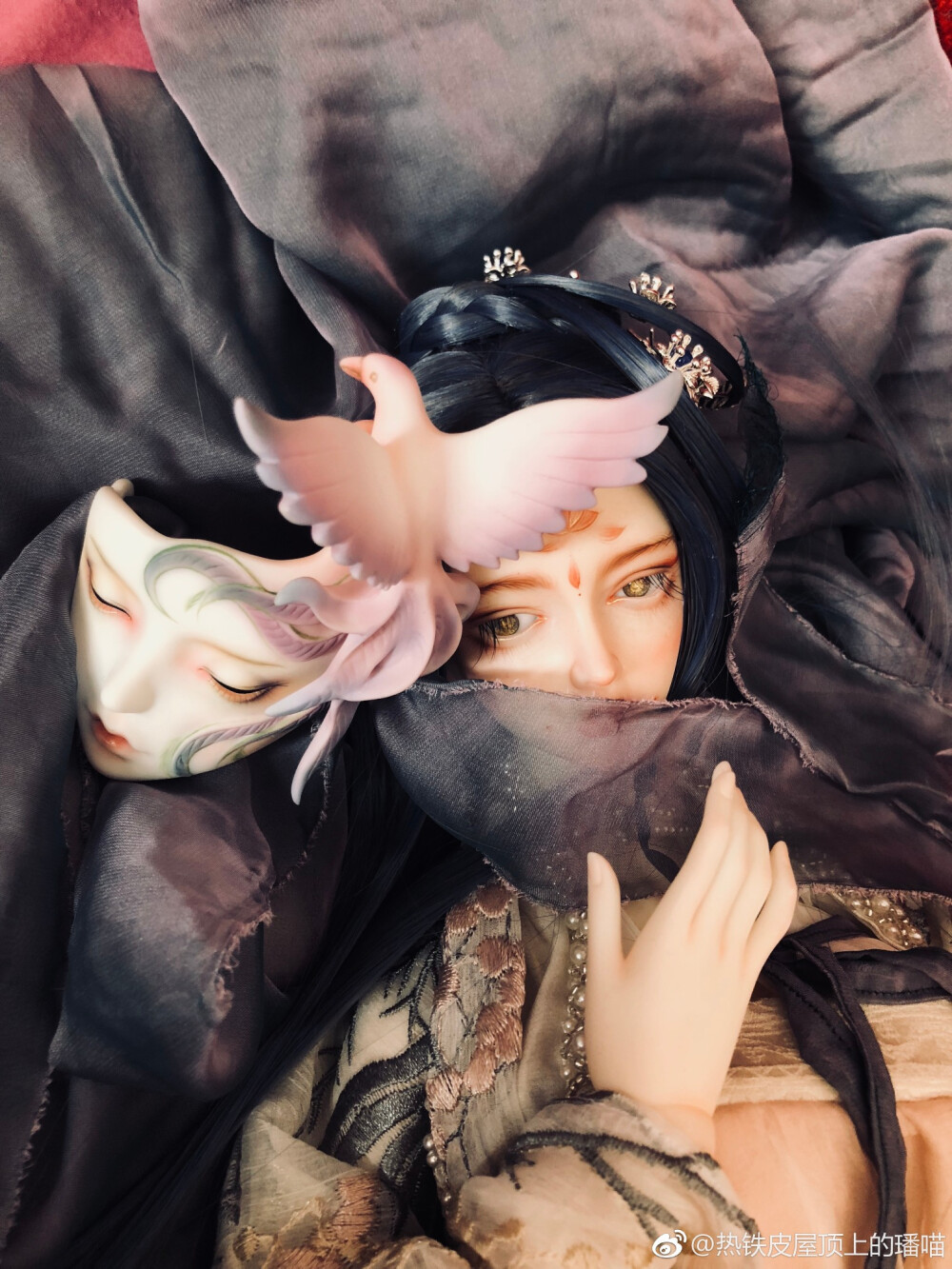 娃娃bjd龙魂龙女图源微博