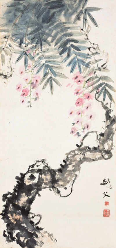 更将绘画乾坤手，闲写山花野鸟来