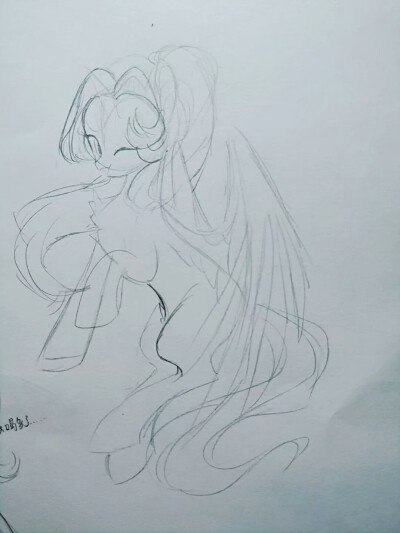 小马宝莉同人线稿