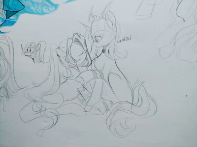 小马宝莉同人线稿