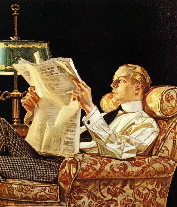 美国黄金时代广告插画大师
J.C. Leyendecker