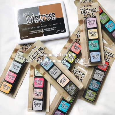 现货 Ranger Tim Holtz Distress Ink迷你旧色复古印台印泥