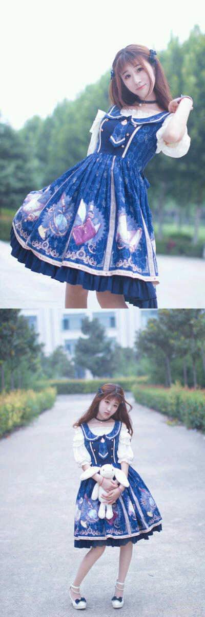 向着你梦想的方向～出发吧☆
#LOLITA# #lolita私影# #国牌lolita#
每个人都会变成星星吧☆
也许我的光芒渺小又微弱☆
但是也会照亮自己想守护的梦想☆
第二个图是自己画的～真的很喜欢这条小裙子☆
后勤感谢:@揉猫…