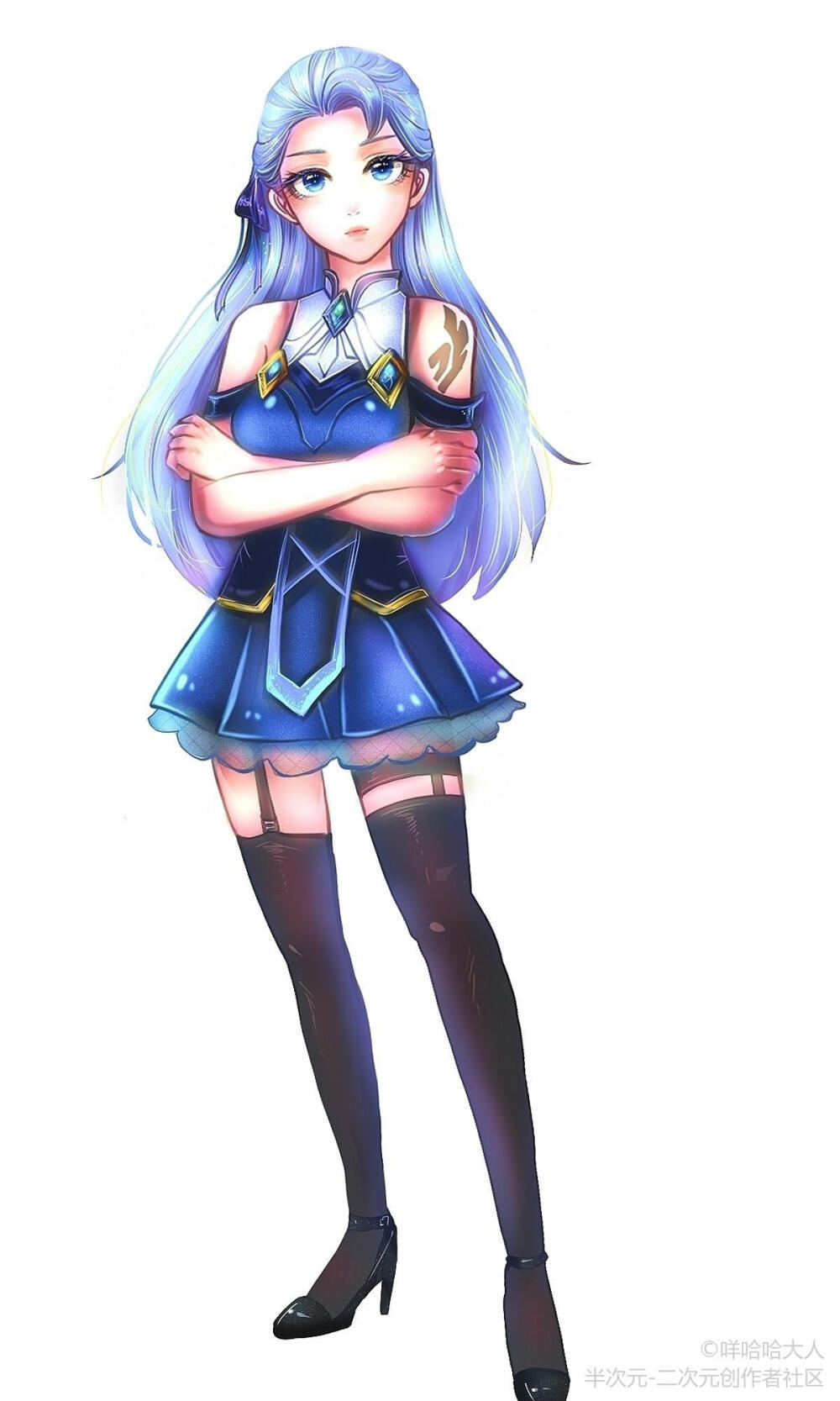 看了铠哥的传记～人帅话多哈哈
所以性转应该是个高冷的话唠御姐～